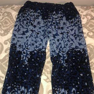 Loose polyester pants